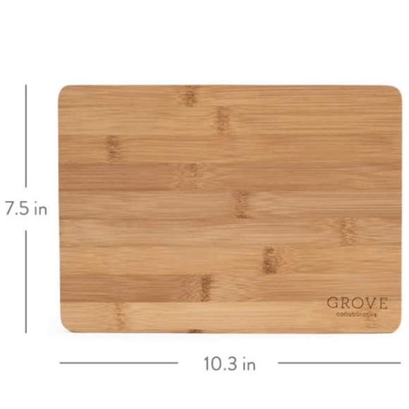 Grove Bamboo Prep Board And Bubble Up Dish Soap Dispenser & Brush - Picture 11 of 14